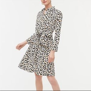 J. Crew leopard print dress